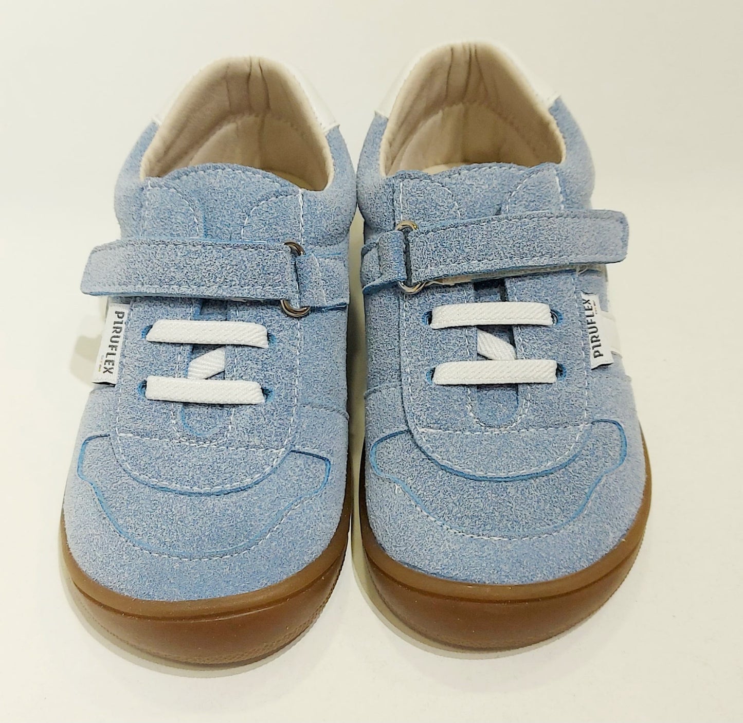Deportiva Microfibra Suede celeste