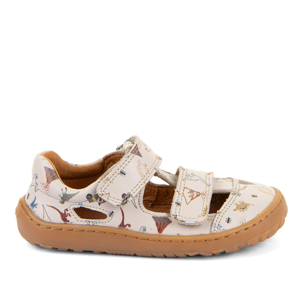 D -Velcro sandal beige