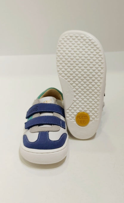 Deportiva Microfibra-salvaje  navi/blanco/gris/caribe