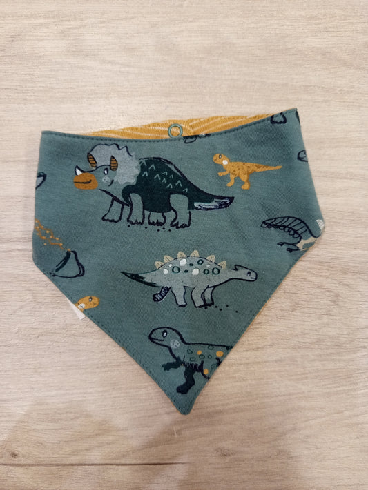 Bandana Reversible dinosaurio/Rayas