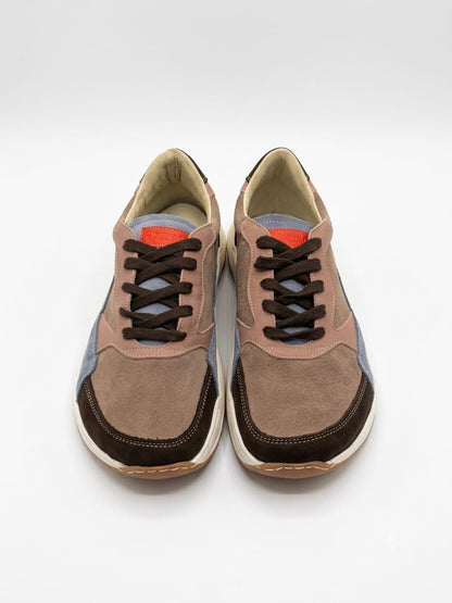 Deportiva Adn beige/ marron/niquel