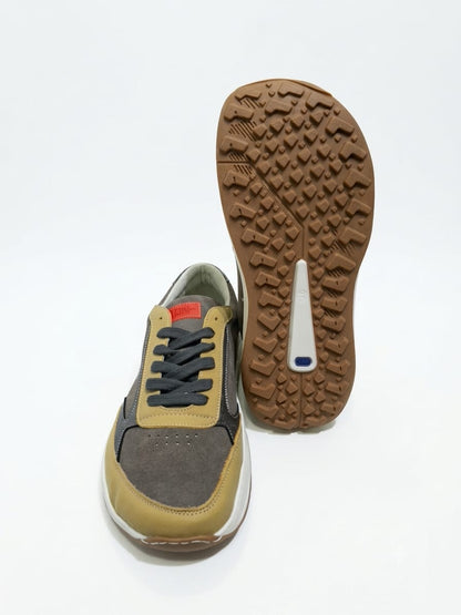 Deportiva Adn mostaza/gris