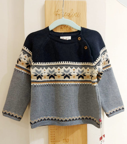 Jersey de punto niños algodón orgánico GOTS – flor de loto