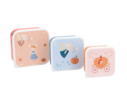 Tutete 3 Cajas almuerzo mouse fairies
