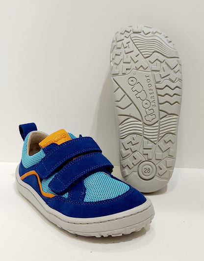 Deportivo D-velcro textil blue electric (nueva suela)