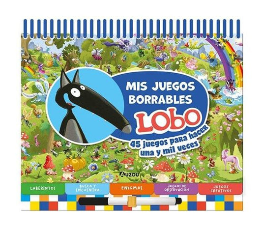 espiral MIS JUEGOS BORRABLES LOBO