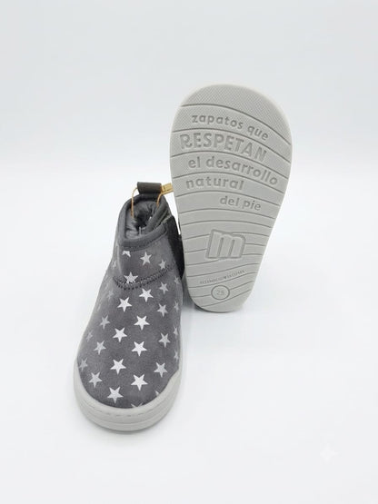 Botín Nuez gris estrella