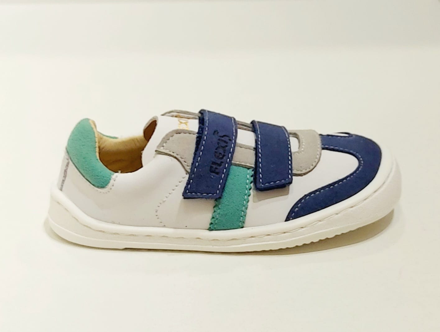 Deportiva Microfibra-salvaje  navi/blanco/gris/caribe