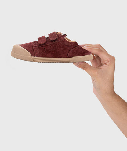 Deportiva Tennis suede burdeos