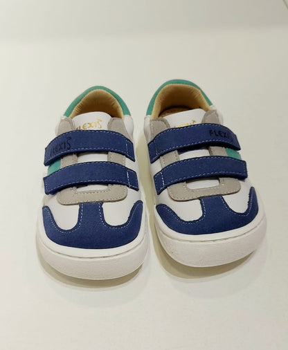 Deportiva Microfibra-salvaje  navi/blanco/gris/caribe