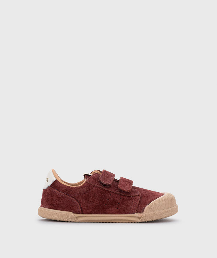 Deportiva Tennis suede burdeos