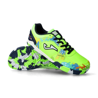 Zapatillas Futbol sala  top flex 2611 verde indoor ( junior y adulto)