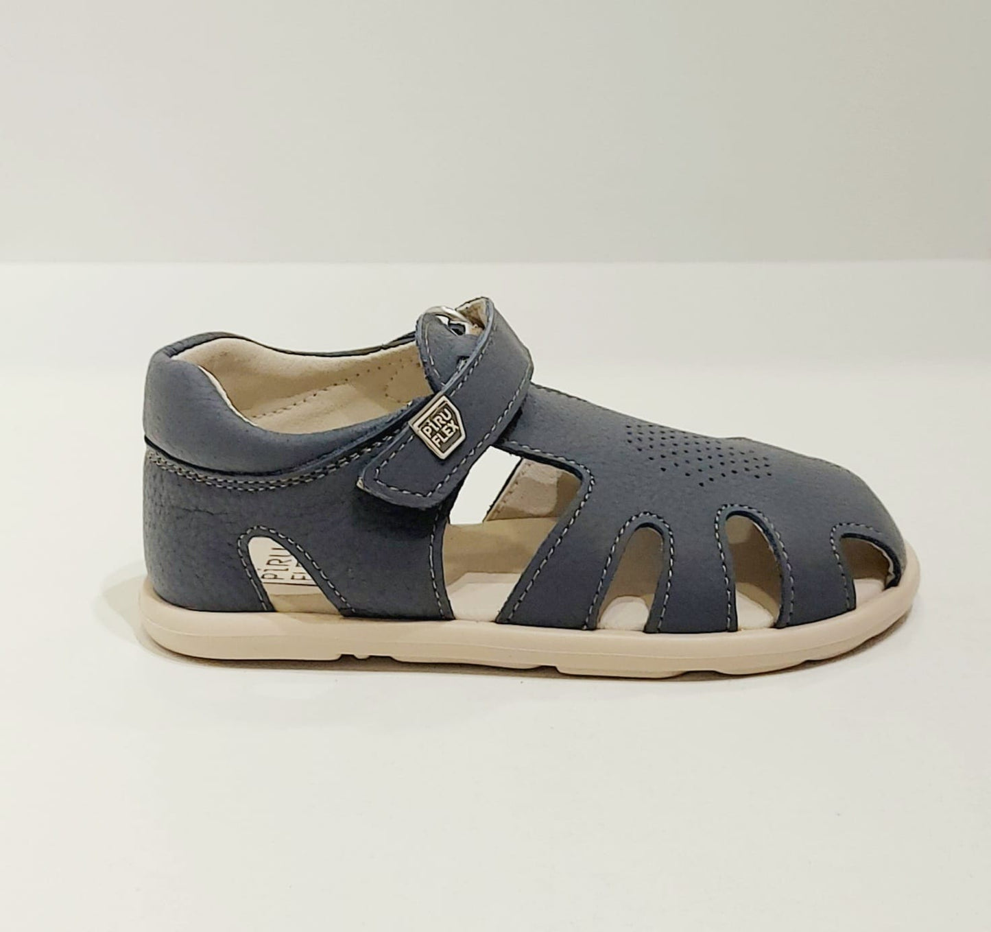 Sandalia Piruflex piel smoke(kids)
