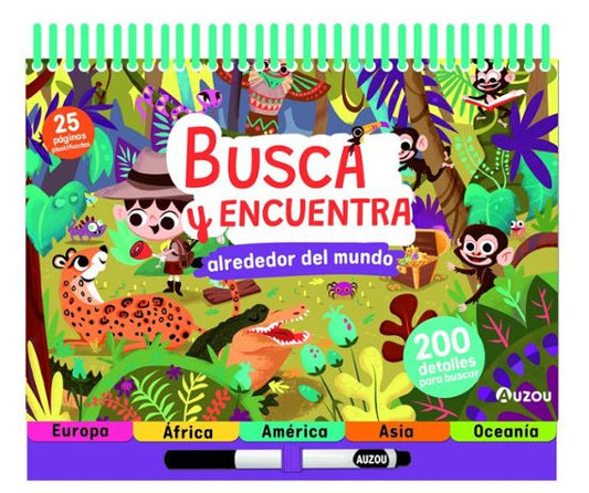 espiral BUSCA Y ENCUENTRA ALREDEDOR DEL MUNDO