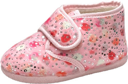 Zapatilla de casa Blucher Berna rosa ( baby y kids)