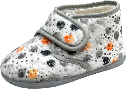 Zapatilla de casa Blucher Berna perla (baby y kids)