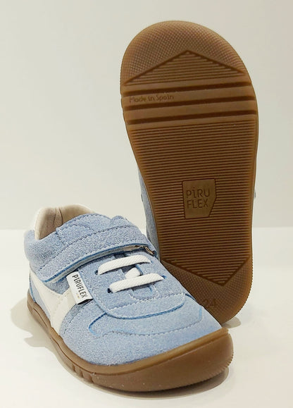 Deportiva Microfibra Suede celeste