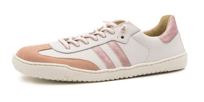 Deportiva Serraje y Microfibra Blanco/Rosa (Horma XL) FlexiNens