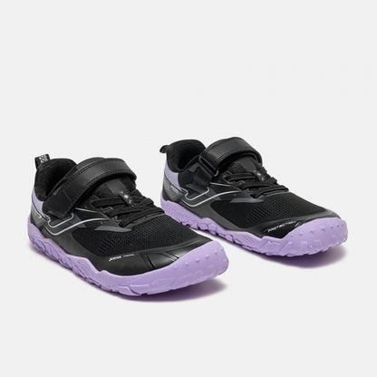 Zapatilla Barefoot  junior 2601 Sierra negro/violeta