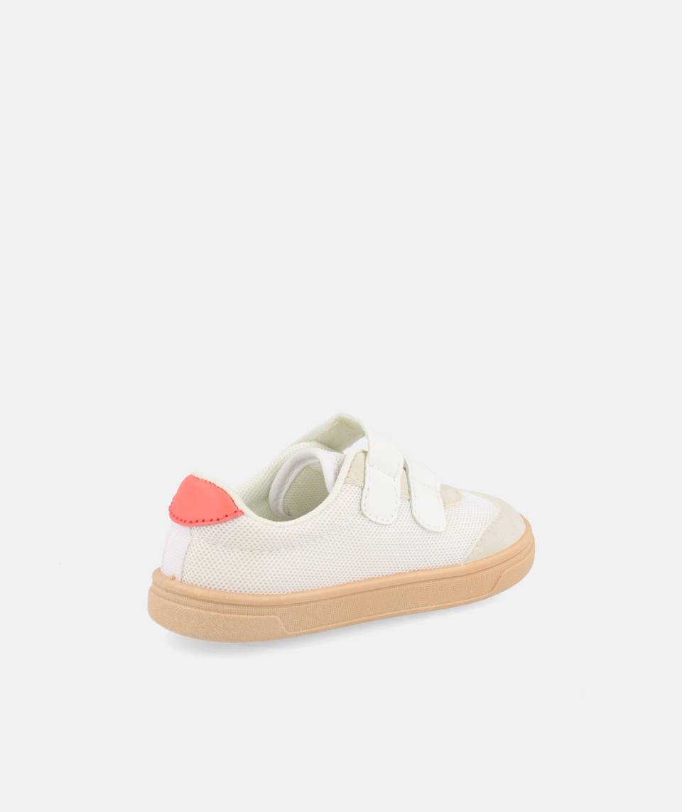 Deportivo Vegano guppy blanco y rosa
