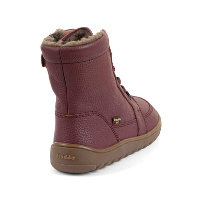 Botín barefoot Zeru Tex boot bordeaux