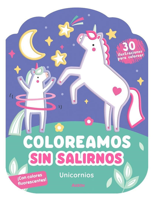 Coloreamos Sin salirnos: unicornios