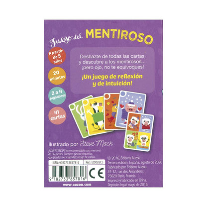 Juego de cartas Mentiroso (+5años)