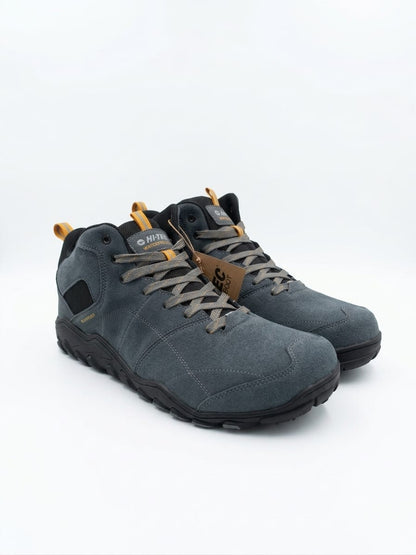 Botines Loma mid charcoal inca gold