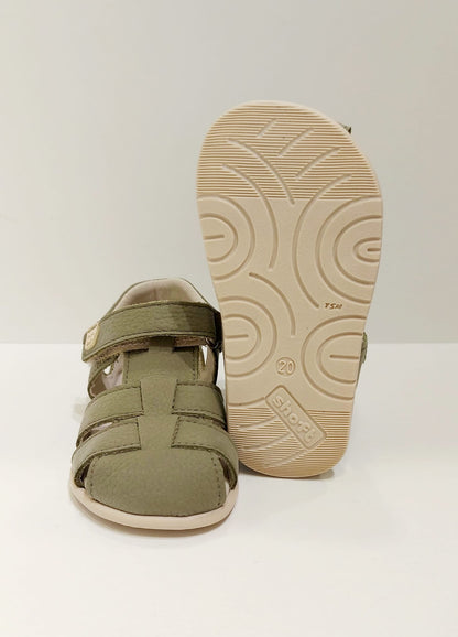 Sandalia Piruflex piel verde