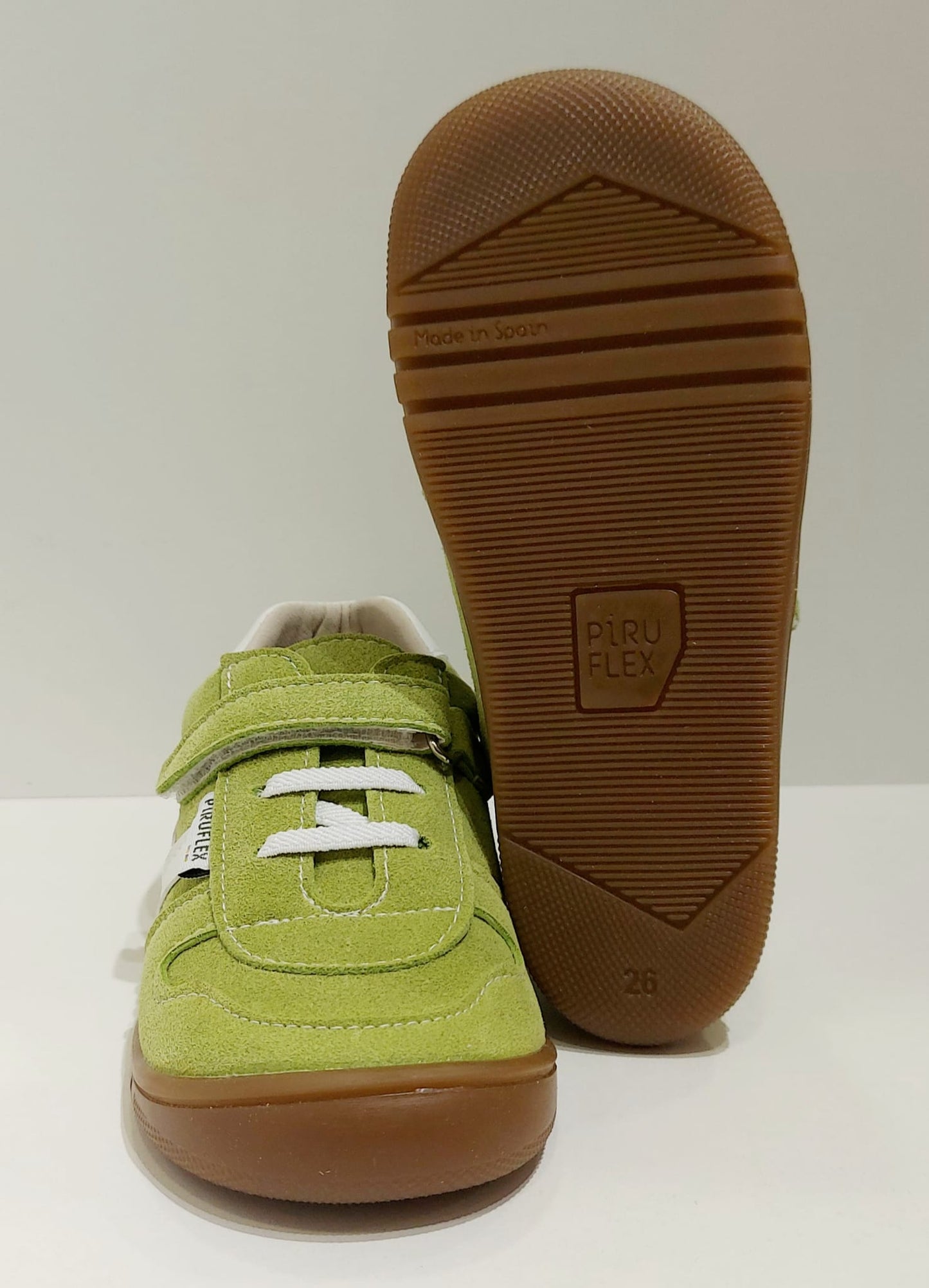 Deportiva Microfibra Suede pistacho
