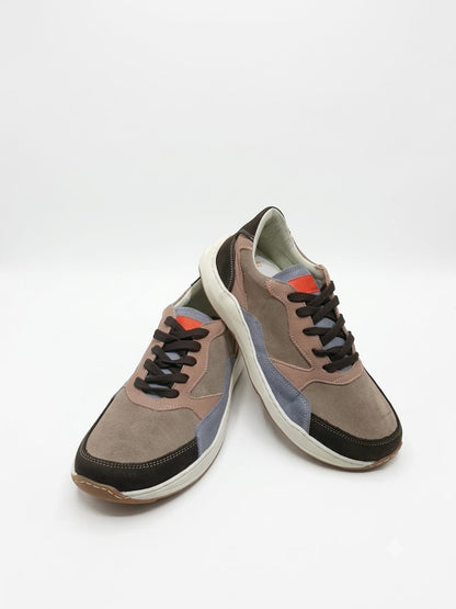 Deportiva Adn beige/ marron/niquel