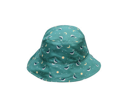 Gorro Reversible whale teal