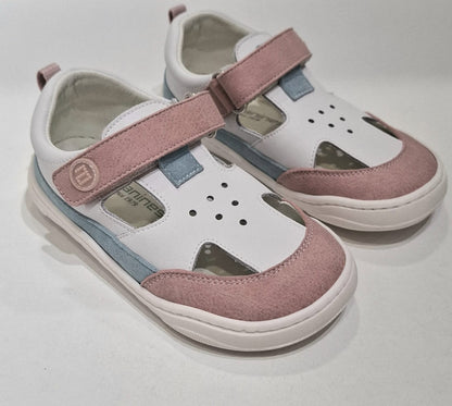 Sandalia Suede zeus rose/blanco