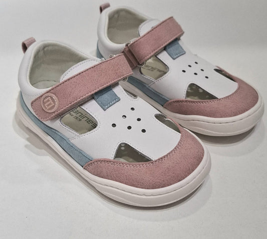 Sandalia Suede zeus rose/blanco