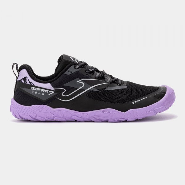 Zapatilla Barefoot  junior 2601 Sierra negro/violeta