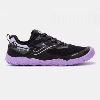 Zapatilla Barefoot  junior 2601 Sierra negro/violeta